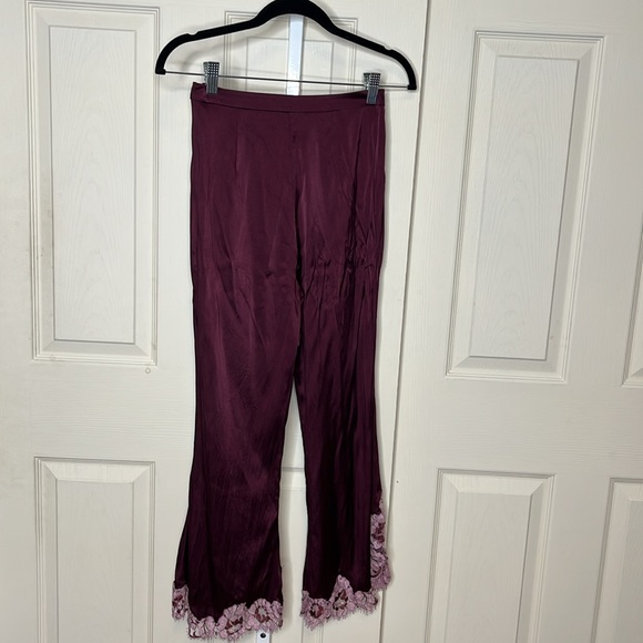 Agent Provacatuer Silk Pajamas Pants Size 6 - Picture 5 of 10